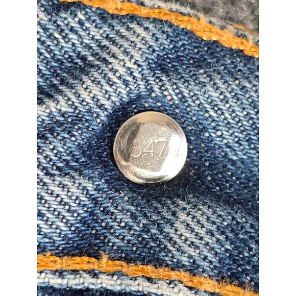 VTG Levi Strauss 550 Relaxed Fit Tapered Leg Jeans Blue Denim Women's Size 14 M - Picture 12 of 12